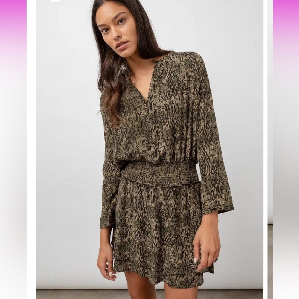 Rails Jasmine mini dress in olive static size small